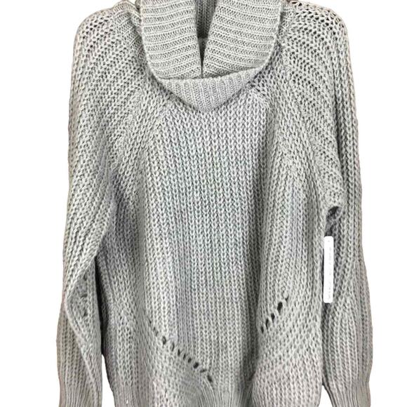 Cloth By Design Women’s Gray Knit Turtleneck Sweater Size M NWT - Picture 16 of 16
